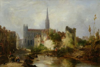 View of the Church of St. Peter, Caen by William Fowler